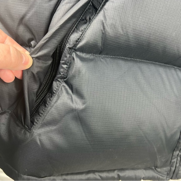 EDDIE BAUER EB TEK Goose Down Men's Black Puffer Vest Size Medium Full Zip - Picture 5 of 9